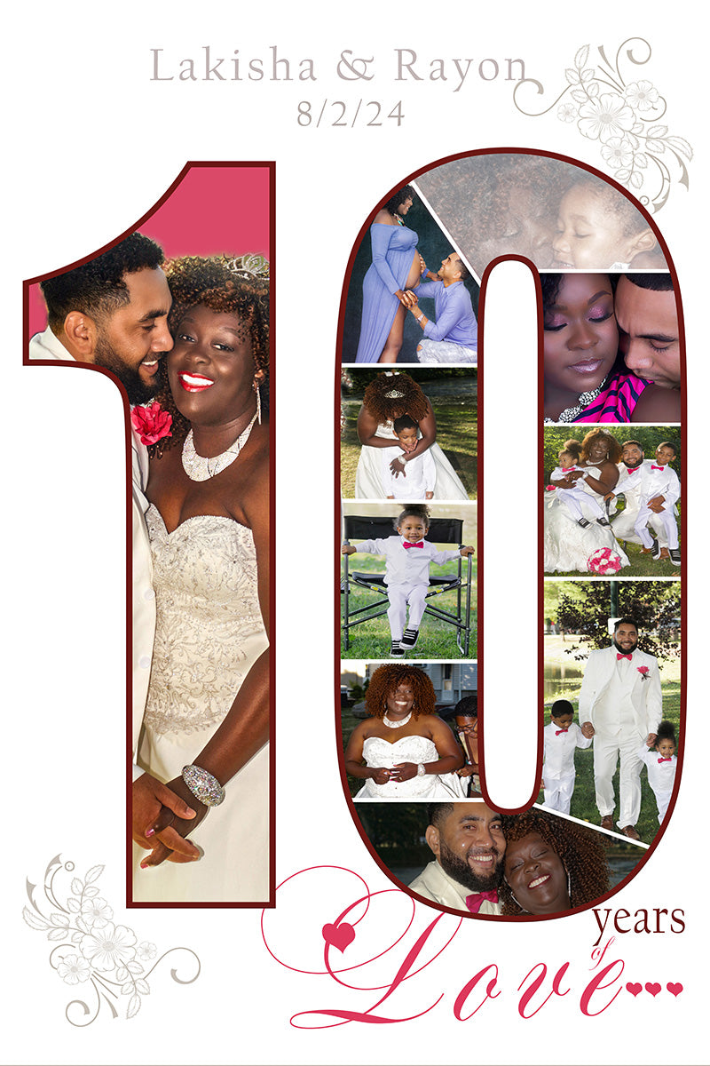 Signature Board 10 Years of Love