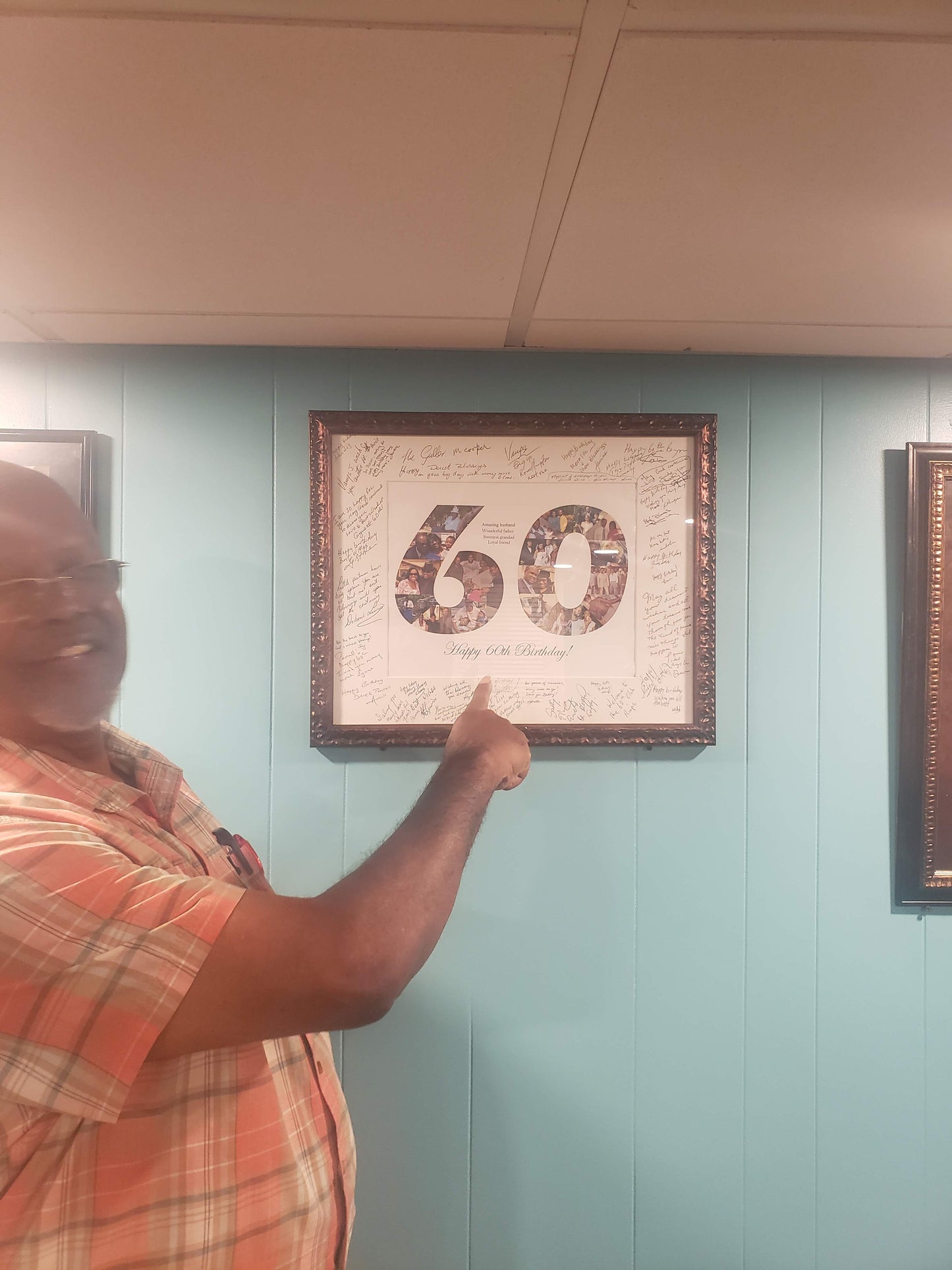 Signature Board 60 Years of Family