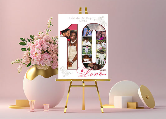 Signature Board 10 Years of Love